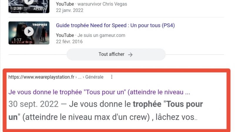 Le site Weareplaystation.fr est trop bien référencé 😂