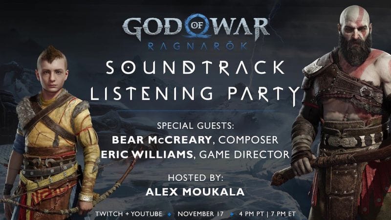 God of War Ragnarok – Soundtrack Listening Party with Composer Bear McCreary