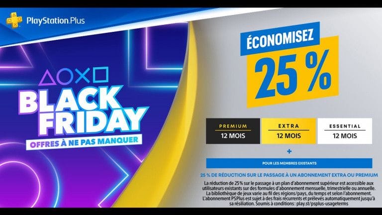 PlayStation Plus : les abonnements en mode Black Friday dès le 18 novembre