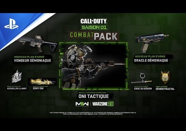 Call of Duty: Modern Warfare II & Warzone 2.0 - Bande-annonce Pack de Combat - Saison 1 | PS5, PS4