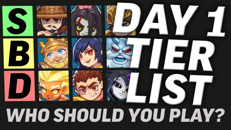 DKO Day 1 Tier List, Who Should YOU Be Playing? | Divine Knockout