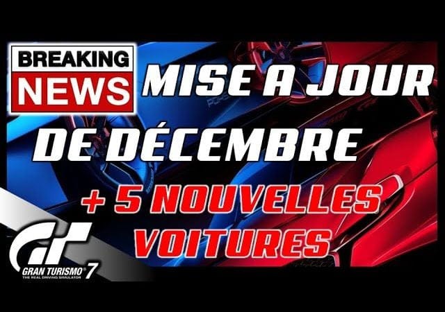 🔥BREAKING NEWS 🔥 GRAN TURISMO 7 - LA MISE A JOUR DE DECEMBRE ARRIVE (Et, ça, c'était pas prévu)