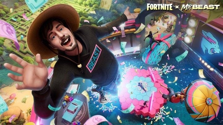 MrBeast débarque sur Fortnite et offre 1.000.000 de dollars !