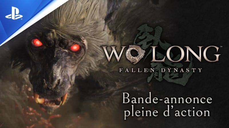 Wo Long: Fallen Dynasty - Bande-annonce pleine d’action - 4K | PS5, PS4