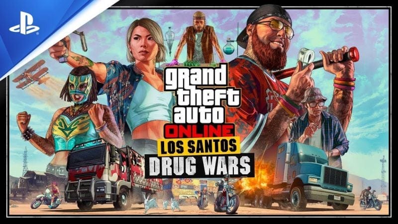 GTA Online - Bande-annonce de Los Santos Drug Wars - VOSTFR - 4K | PS5, PS4