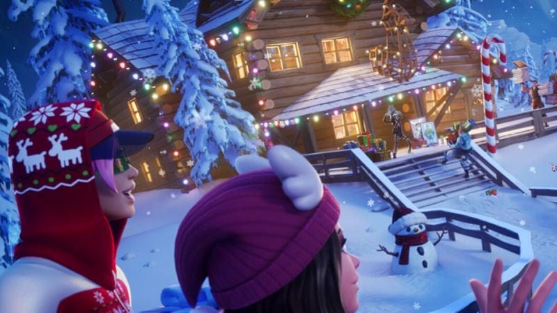 Part de pizza Fortnite, où les trouver dans la cabine pour la fête hivernale ?