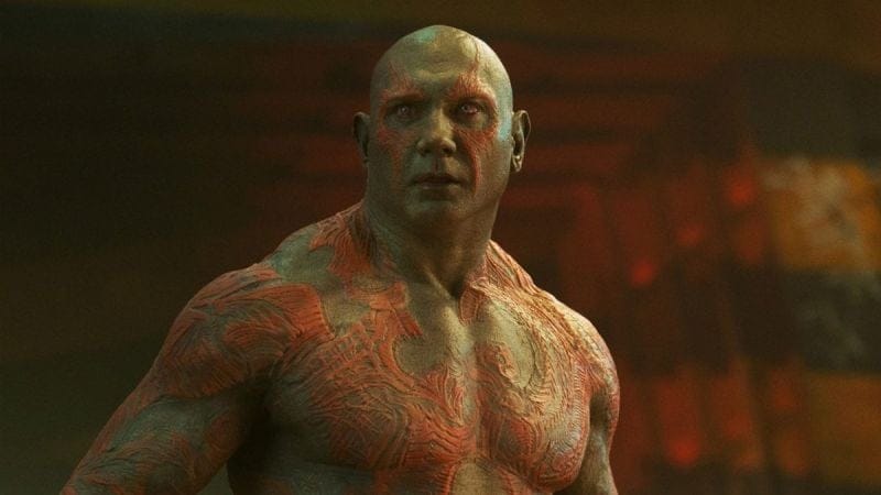 Dave Bautista est content d'en finir avec Drax dans Les Gardiens de la Galaxie