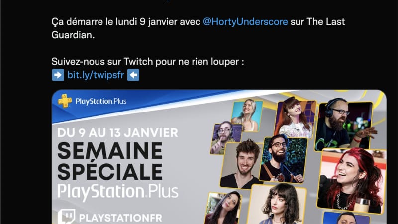 Semaine spéciale Playstation Plus sur Twitch !