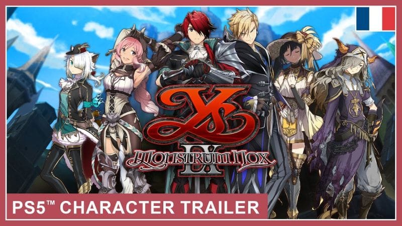 Ys IX: Monstrum Nox - Character Trailer (PS5) (EU - French)