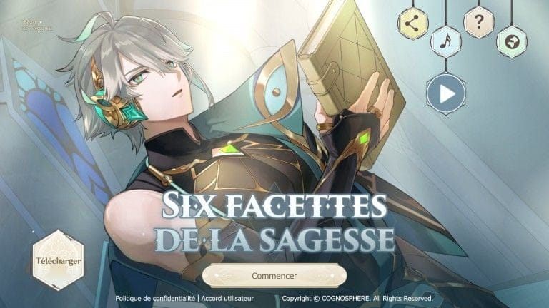 Genshin Impact, des primo-gemmes à récupérer avec le nouvel événement web "Six facettes de la sagesse"