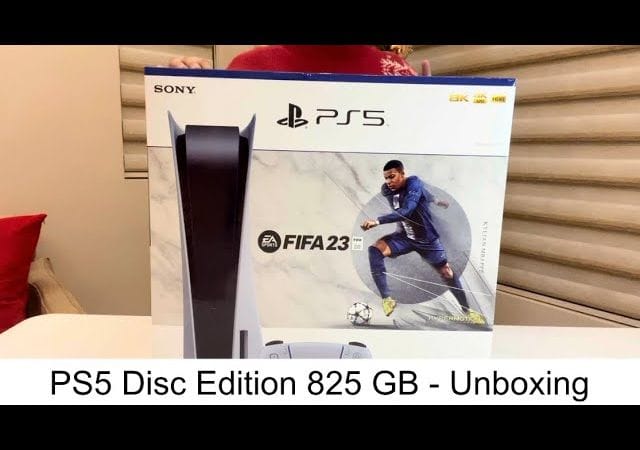 PS5 Disc Edition 825 GB-Unboxing