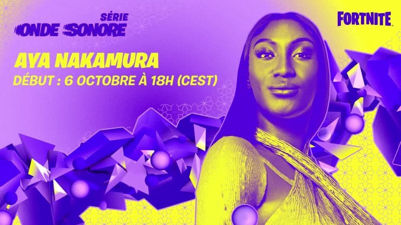 Bande-annonce Fortnite : Aya Nakamura est la prochaine star de l'Onde sonore ! - jeuxvideo.com