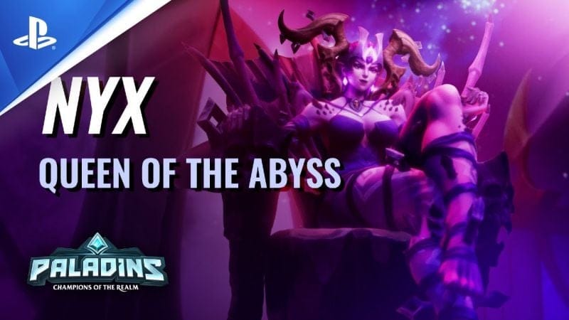 Paladins - Teaser de la nouvelle championne Nyx, Reine des Abysses - VOSTFR | PS4