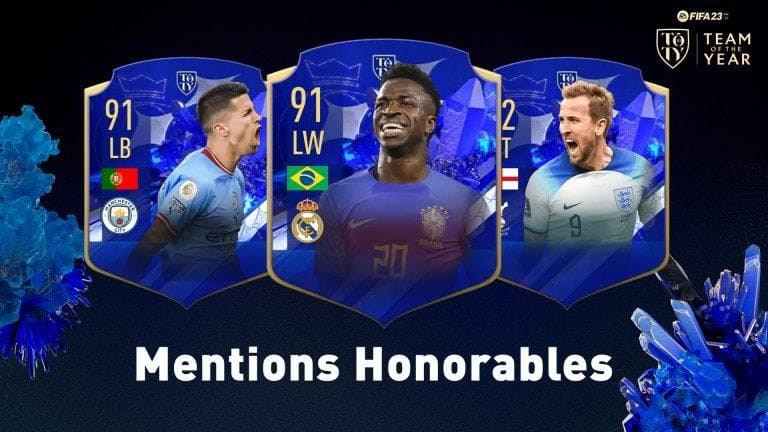 L’équipe des Mentions Honorables sur FIFA 23