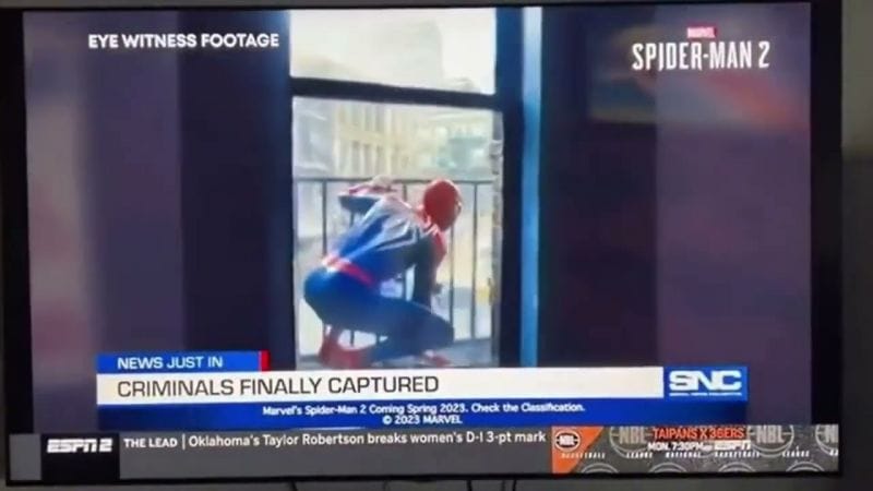 Marvel's Spider-Man 2 : Une très courte publicité en live-action a été diffusée ce week-end