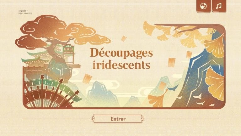 Genshin Impact, 120 primo-gemmes à récupérer avec l'événement web "Découpages iridescents"