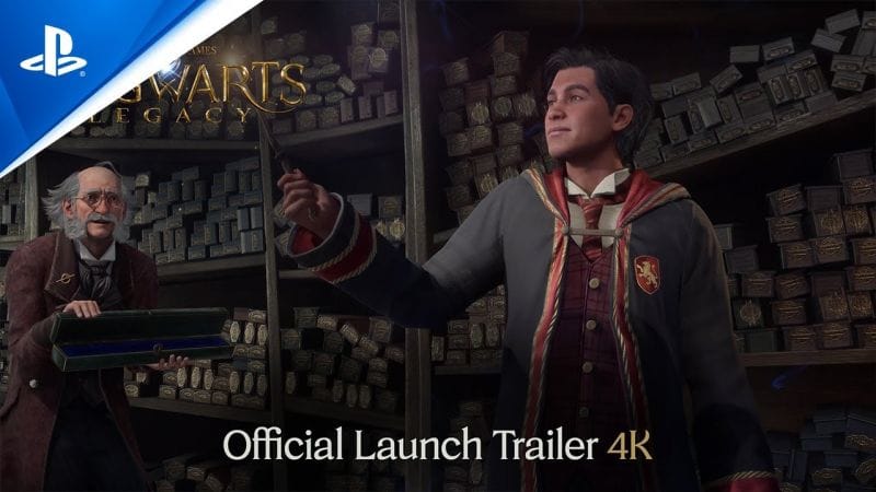 Hogwarts Legacy - Official 4K Launch Trailer | PS5 & PS4 Games