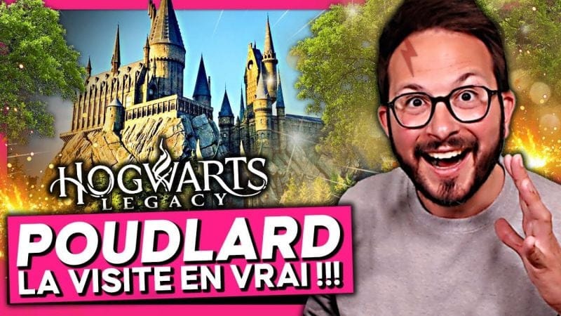 HOGWARTS LEGACY 💫 Je visite POUDLARD et PRÉ-AU-LARD en VRAI 😍