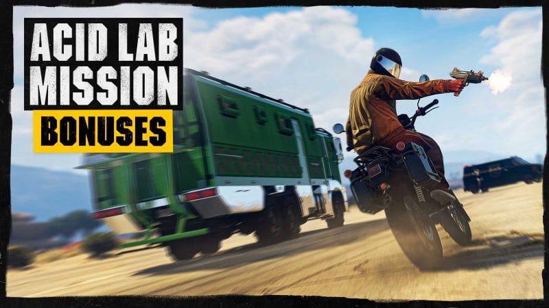 Profitez de bonus dans les missions de vente et de réapprovisionnement du labo d'acide - Rockstar Games