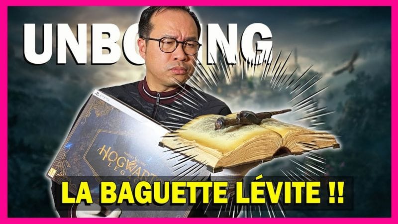 HOGWARTS LEGACY : Mon Unboxing 4K de l'Édition Collector (Grimoire + Baguette)