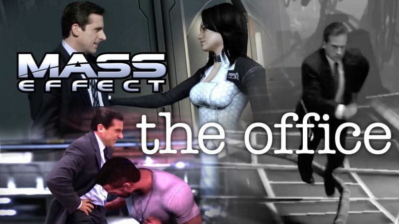 L'image du jour : Michael Scott s'incruste à la perfection dans Mass Effect
