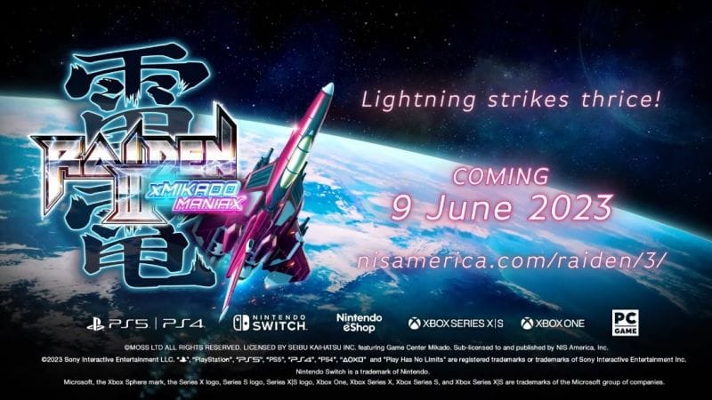 Raiden III x MIKADO MANIAX : Une date de sortie pour son arrivée sur PS5, PS4, SWITCH et XBOX !