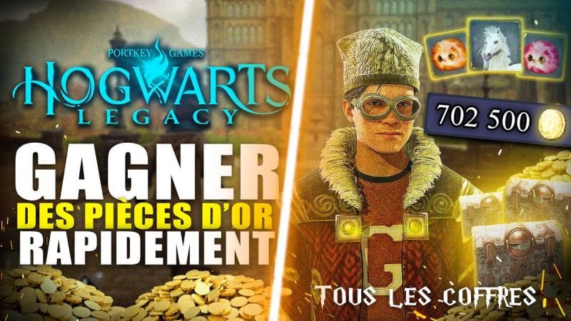 Hogwarts Legacy : Beaucoup d'ARGENT dès le Début du jeu (10 000 Or/10 Min) ASTUCE, Coffres & Farm