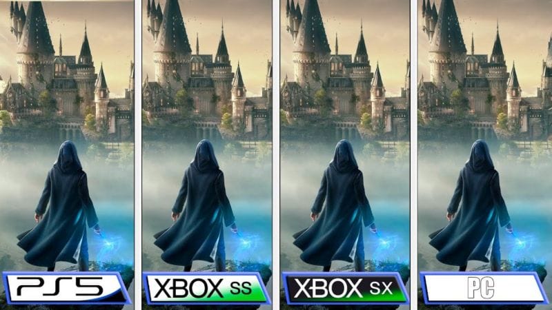 L'image du jour : Hogwarts Legacy PS5 vs Xbox Series S/X vs PC, le comparatif graphique complet