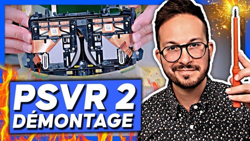 PSVR 2 démonté 🔥 Découvrez les secrets du PlayStation VR 2 (Optiques, Caméras, ventilateur, moteur)