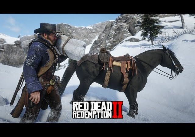 CAÇANDO E MOSTRANDO MISTÉRIOS NA NEVE - Red Dead Redemption 2