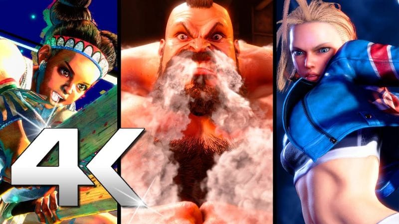 Street Fighter 6 : ZANGIEF, CAMMY & LILY Gameplay Trailer 4K