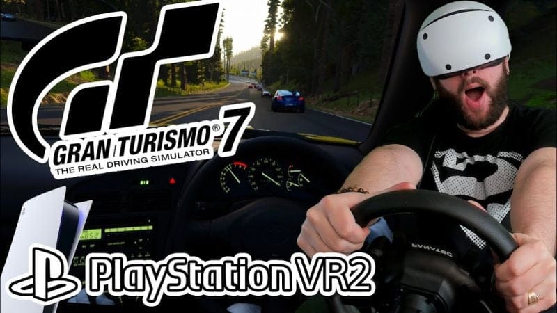 Je TESTE GRAN TURISMO 7 sur PSVR2 avec VOLANT 😱 INCROYABLE 🔥