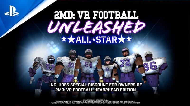 2MD: VR Football Unleashed ALL☆STAR - Launch Trailer | PS VR2 Games