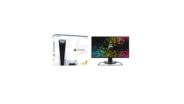 PS5 en stock : ce pack propose en plus un écran gamer Corsair taillé pour le gaming !