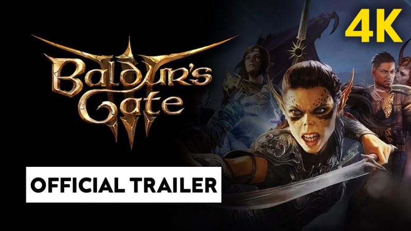 Baldur's Gate 3 : une DATE et du GAMEPLAY 🔥 Official 4K Trailer