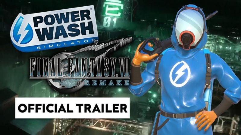 Retour à MIDGAR avec PowerWash Simulator 💦 Official Trailer