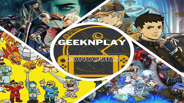 GEEKNPLAY - Capcom et GeekNPlay vous font gagner des jeux pour fêter la réouverture du site - Concours