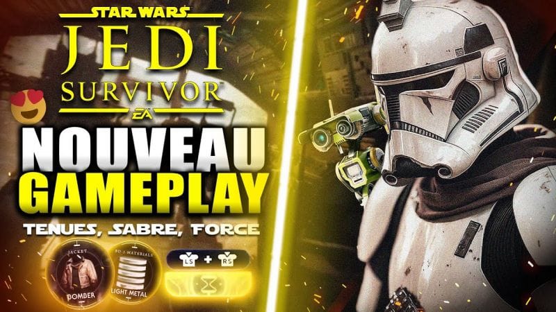 Star Wars Jedi Survivor : Nouveau GAMEPLAY ! 10 Choses à Savoir (Tenues, Sabres laser, Force, ...)
