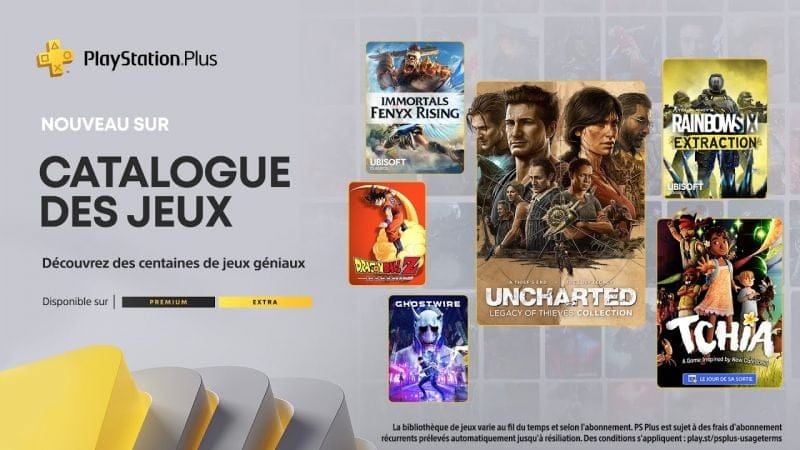 PlayStation Plus Extra - Février 2023 - Uncharted: Legacy of Thieves Collection, Tchia, etc.