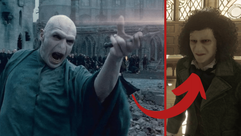 Hogwarts Legacy : ce joueur incarne une version chevelue de Voldemort, le résultat est improbable