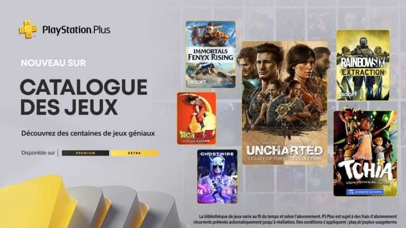 PlayStation Plus : Les jeux du catalogue de mars 2023 !