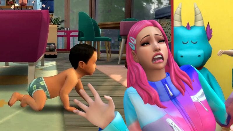 Les Sims 4 : cet étrange bug des bébés va vous plonger dans un véritable film d'horreur