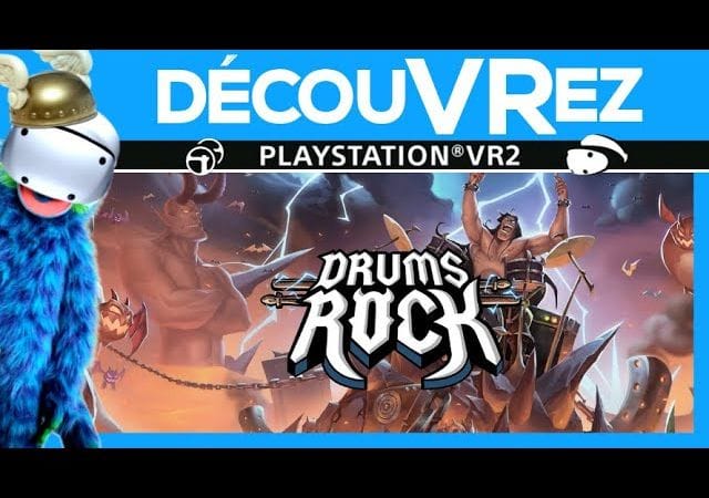 DécouVRez : DRUMS ROCK sur PS VR2 | C'est grave FUN | Evanescence, Joan Jett, Ram Jam | VR Singe