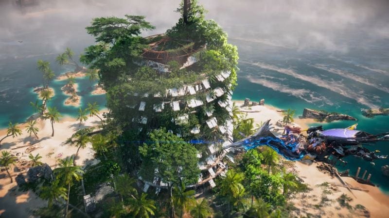 Horizon Forbidden West : Burning Shores - Une nouvelle machine dévoilée - GEEKNPLAY Home, News, PlayStation 5