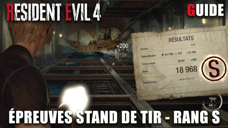 Resident Evil 4 Remake - Tous les RANG S des Épreuves du STAND DE TIR (Terreur des fêtes foraines 🏆)