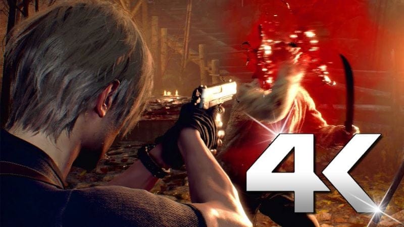 Resident Evil 4 Remake : Gameplay dans les grottes 4K