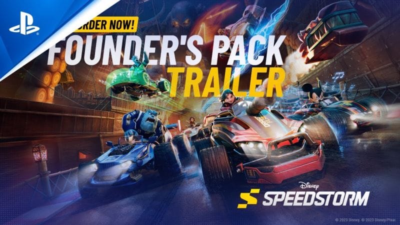 Disney Speedstorm - Founder's Packs Trailer | PS5 & PS4 Games