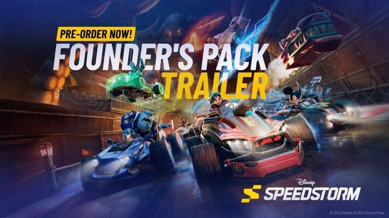 Disney Speedstorm présente ses packs Fondateurs et tease d'autres univers