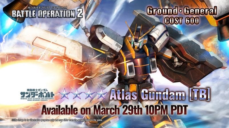 MOBILE SUIT GUNDAM BATTLE OPERATION 2 – Atlas Gundam [TB] PV Trailer