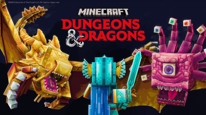 Minecraft obtient une collaboration avec Donjons & Dragons